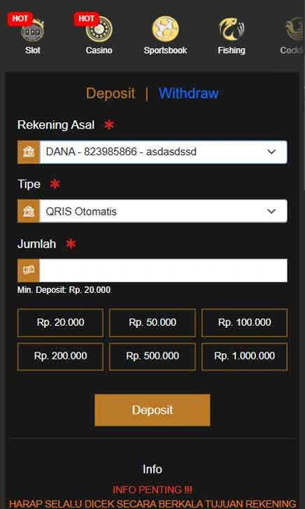 cara deposit APK Freebet 10k Slot
